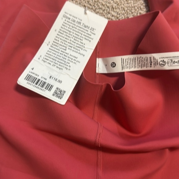 NWT LULULEMON GLOW UP HR TIGHT SIZE 4 -25” - Picture 4 of 4